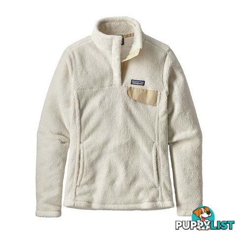 Patagonia Re-Tool Snap-T Fleece Pullover Womens Fleece Jacket - Raw Linen - White X-Dye - XS - 25443-RWX-XS