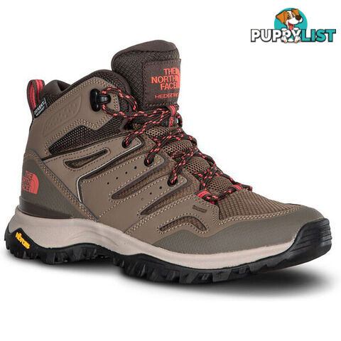 The North Face Hedgehog Fastpack II Mid Womens Waterproof Hiking Boots - Bipartisan Brown/Coffee Brown - 8 - NF0A46AOMD0-08F