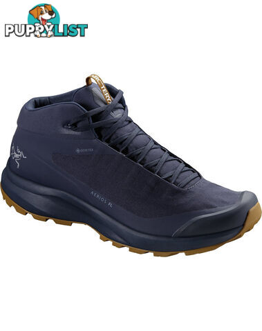 Arcteryx Aerios FL Mid GTX Mens Waterproof Hiking Shoes - Cobalt Moon/Yukon - 10.5US - 72956-10