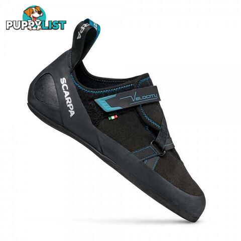 Scarpa Velocity Mens Climbing Shoes - Black/Ottanio - 12.5 - SCA20069-Black-Otta-47