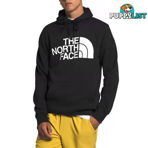 The North Face Half Dome Pullover Mens Fleece Hoodie - TNF Black - L - NF0A4M4BJK3-W0L