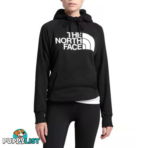 The North Face Half Dome Pullover Womens Fleece Hoodie - TNF Black - S - NF0A4M4MJK3-R0S