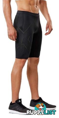 2XU MCS Run Mens Compression Shorts - Blk/Brf - XL - MA5331b-BLK-BRF-XL