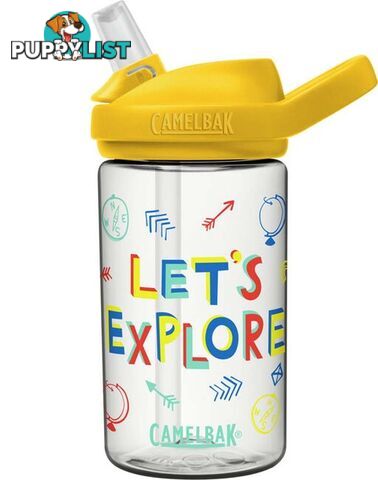 CamelBak Eddy+ Kids Water Bottle - 400ml - Lets Explore - CB2472101041