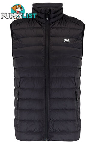 Mac In A Sac Alpine Mens Down Vest - Black - S - MAC-VEST-BLACK-S