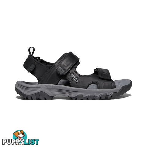 Keen Targhee III Open Toe Mens Hiking Sandals - Black Grey - US 11H - 1022422-11H