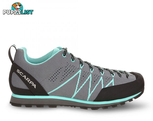 Scarpa Crux Air Womens Approach Shoes - Smoke Ice/Green - SCA10098