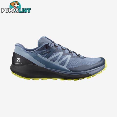 Salomon Sense Ride 4 Mens Trail Running Shoes - Copen Blue/Black/Evening Primrose - 12US - L41210400-115