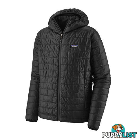 Patagonia Nano Puff Mens Insulated Hoody - Black - M - 84222-BLK-M