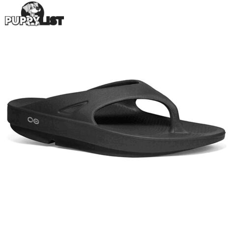 OOFOS Ooriginal Thongs -  Black - M9/W11 - 1000BLKM9W11