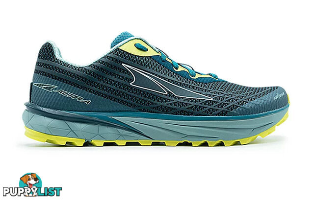 Altra Timp 2 Womens Trail Running Shoes - Teal/Lime - 7.5 - AL0A4QTP016-075