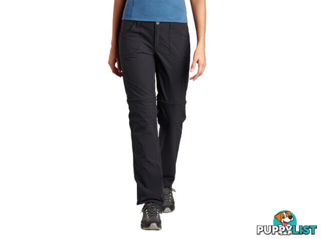 Kuhl Horizn Convertible Womens Hiking Pants - 30L - Raven - AU8/US4 - KUH00409-Raven-4