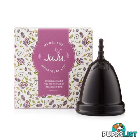 JuJu Menstrual Cup - Black - Model 2 - M2-BK