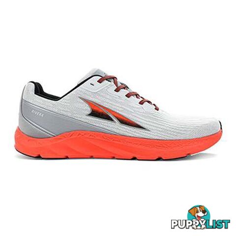 Altra Rivera Mens Road Running Shoes - Gray/Orange - AL0A4VQL280