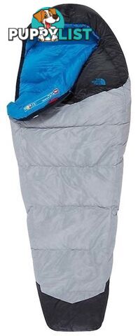 The North Face Blue Kazoo Down Sleeping Bag - High Rise Grey/Hyper Blue - NF0A3G64TQU