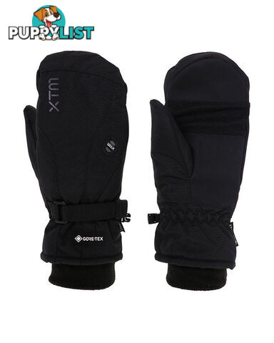 XTM Whistler Adult Unisex Waterproof Snow Mitt Gloves - Black - Xs - DU013-BLK-XS