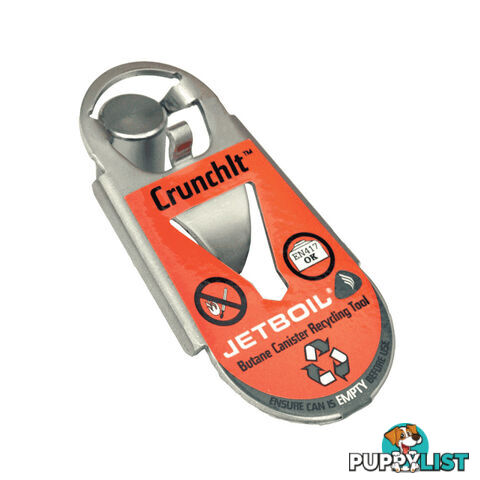 Jetboil Crunchit Fuel Canister Recycling Tool - Silver - JCRUNCH