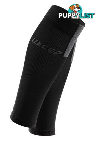 CEP 3.0 Mens Compression Calf Sleeves - Black/Dark Grey - III - WS50VX2