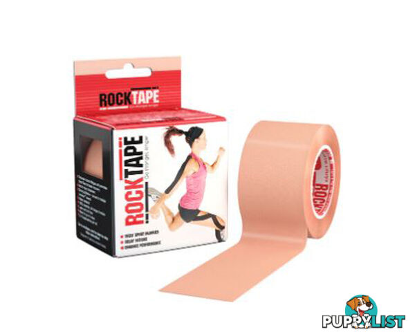 RockTape Kinesiology Tape Roll - Beige - 5cm x 5m - Beige5m