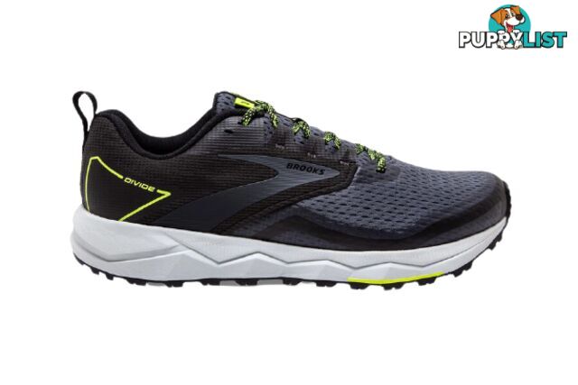 Brooks Divide 2 Mens Trail Running Shoes - Black/Ebony/Nightlife - 9US - 1103551D-029-9