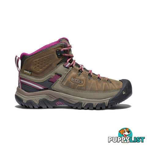 Keen Targhee III Mid WP Womens Waterproof Hiking Boots - Weiss Boysenberry - US 10 - 1018178-10