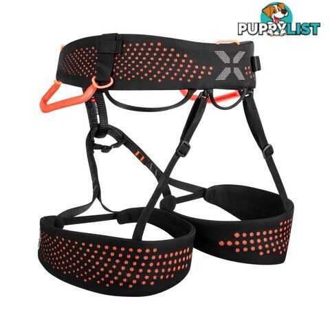 Mammut Nordwand Unisex Climbing Harness - Black/Vibrant Orange - L - 2020-00980-00533-113