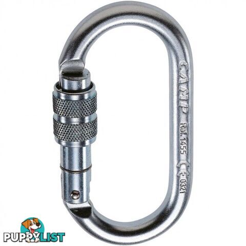 CAMP Steel Oval Screw Gate Carabiner - CAMP1455