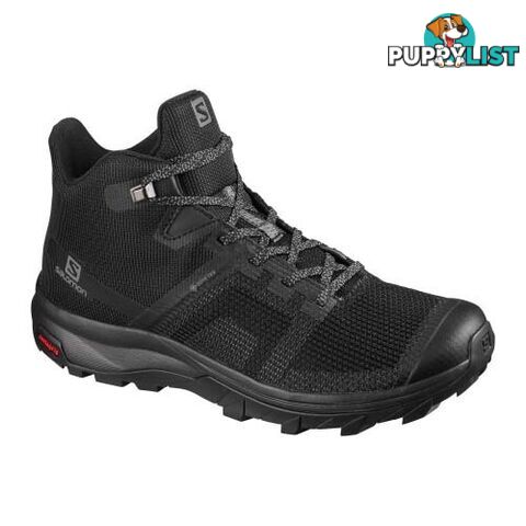 Salomon Outline Prism Mid GTX Womens Hiking Shoes - Black/Qush - 7US - 411211-055