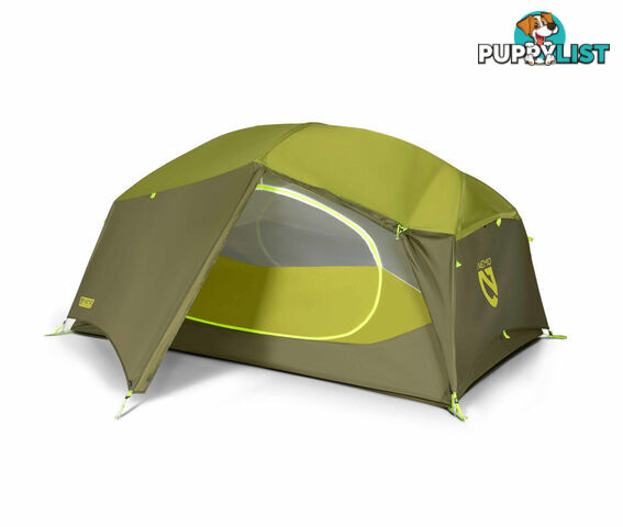 Nemo Aurora 2 Person Backpacking Tent & Footprint - Nova Green - NEM00250-NovaGreen