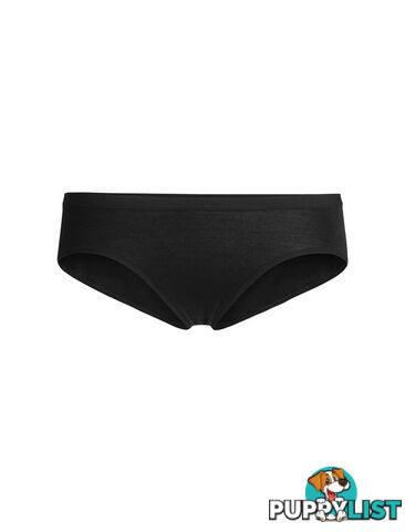 Icebreaker Siren Womens Merino Hipkini Underwear - Black - L - 104704001L