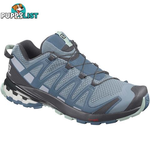 Salomon XA Pro 3D V8 Womens Trail Running Shoes - Ashley Blue/Ebony/Opal Blue - 7US - L41272100-55