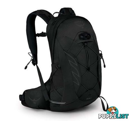 Osprey Talon 11 Mens Hiking Daypack - Stealth Black - L/XL - OSP0910-StealthBl-LXL