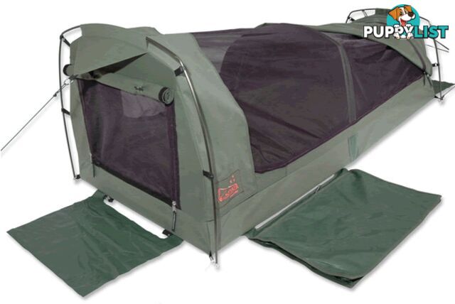 Sahara Vagabond Deluxe Double Dome Canvas Swag & Bag - SA-MS-3-DBL