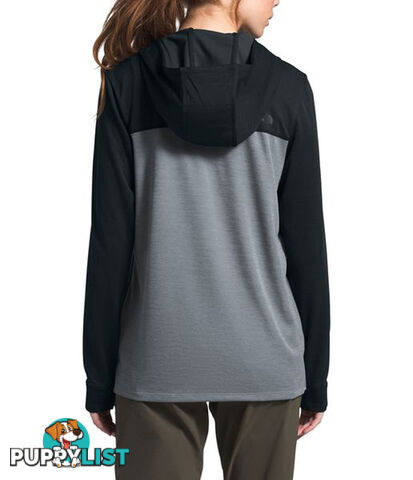 The North Face North Dome Pullover Womens Fleece Hoodie - TNF Black/Mid Grey - Xs - NF0A4CK8ETR-QXS