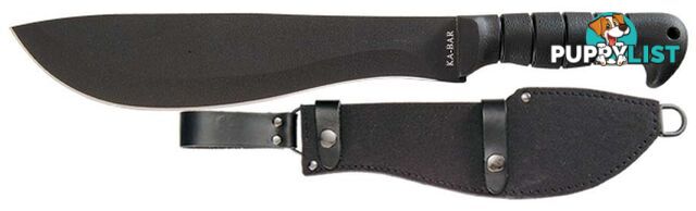 Ka-Bar Cutlass Straight Edge Machete With Black Leather/Cordura Sheath - KB1248