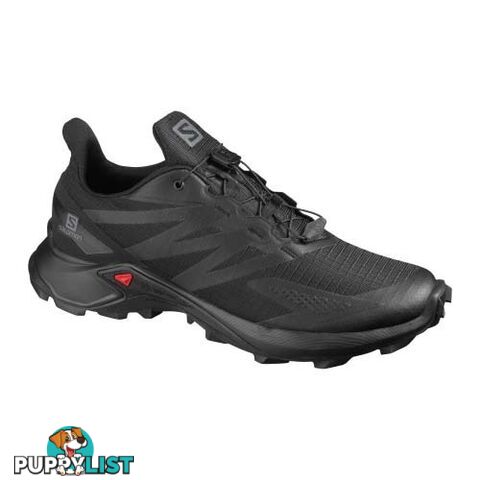 Salomon Supercross Blast Mens Trail Running Shoes - Black/Black - 13US - 411067-125