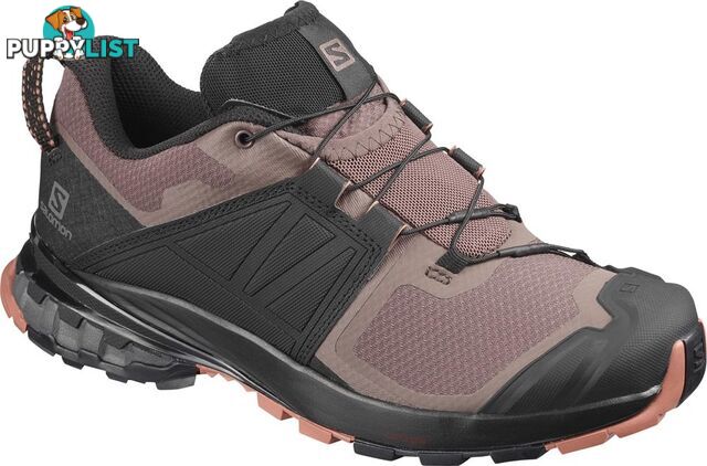 Salomon Xa Wild Womens Trail Running Shoes - Peppercorn/Black/Cedar Wood - 410418