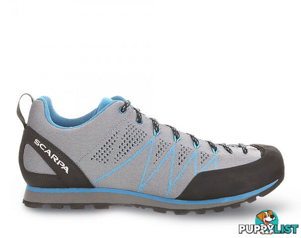 Scarpa Crux Air Mens Approach Shoes - Smoke/Lake Blue - US8 / EU41 - SCA10097-41