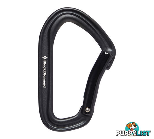 Black Diamond HotForge Bent Gate Carabiner - Black - BD2101590002ALL1