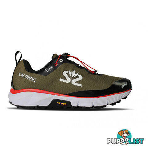 Salming Trail Hydro Womens Trail Running Shoes - Beige/Black - US7.5 - 1289086-2001-3823