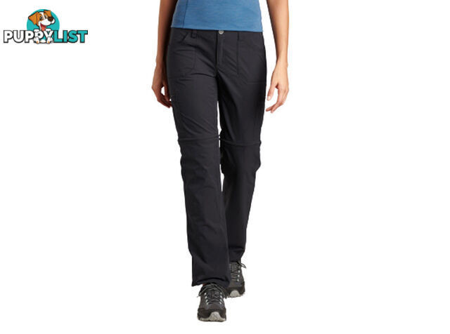 Kuhl Horizn Convertible Womens Hiking Pants - 30L - Raven - AU9/US6 - KUH00409-Raven-6