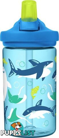 CamelBak Eddy+ Kids Water Bottle - 400ml - Sharks & Rays - CB2472402041