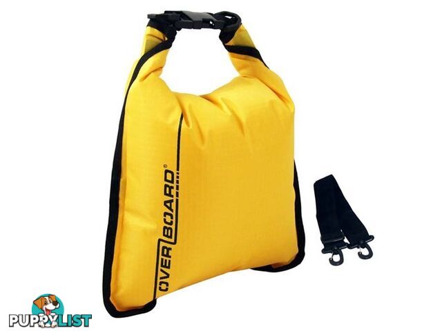 Overboard Dry Flat 5L Dry Bag - Yellow - AOB1002Y