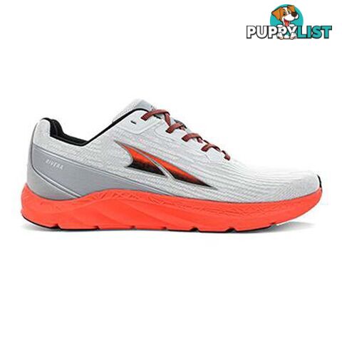 Altra Rivera Mens Road Running Shoes - Gray/Orange - 12US - AL0A4VQL280-120