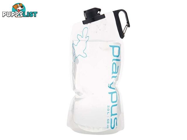 Platypus DuoLock SoftBottle Water Bottle 2L - White - M132-09904