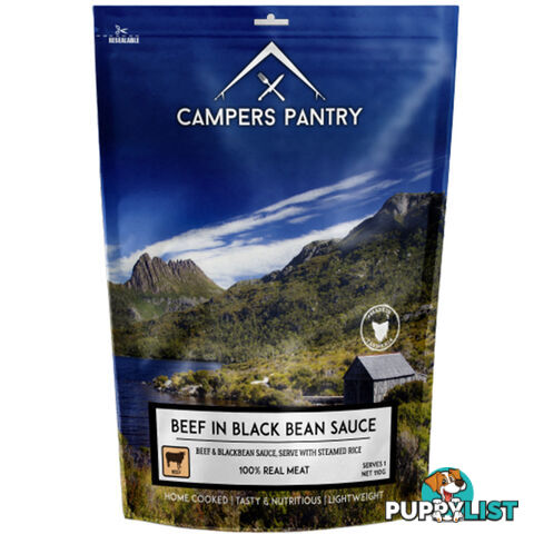 Campers Pantry Beef & Blackbean Freeze Dried Meal - CPBB11017