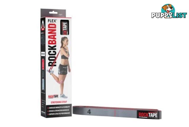 Rocktape Rockband Flex Resistance Band - Light - Grey - RbflexgreyL