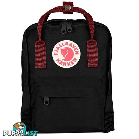 Fjallraven Kanken Mini Bag - Black/Ox Red - CF23561550-326