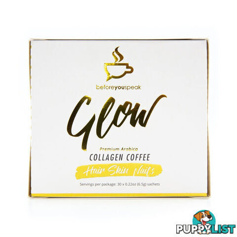 Beforeyouspeak Glow Collagen Coffee - Original - 30 Sachet Box - AUBYS103