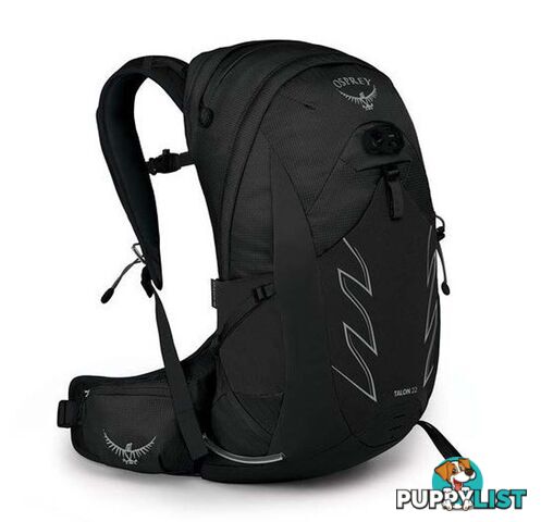 Osprey Talon 22 Mens Hiking Backpack - Stealth Black - S/M - OSP0911-StealthBl-SM